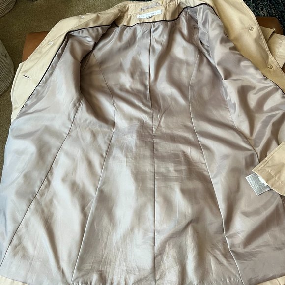EUC! VIA SPIGA Trench/Rain Coat PP - Picture 14 of 16